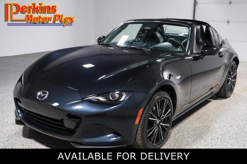 Black 2025 Mazda MX-5 Miata RF Grand Touring