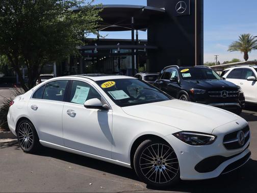 Polar White 2024 Mercedes-Benz C-Class C 300
