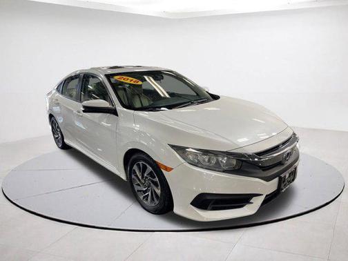 White Orchid Pearl 2018 Honda Civic EX
