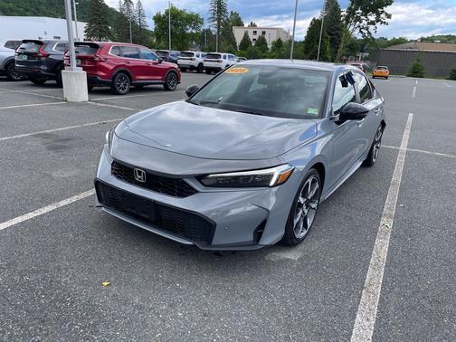 Gray 2025 Honda Civic Hybrid Sport Touring