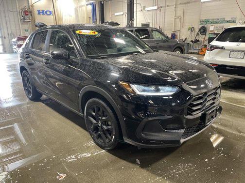 Crystal Black Pearl 2024 Honda HR-V AWD Sport