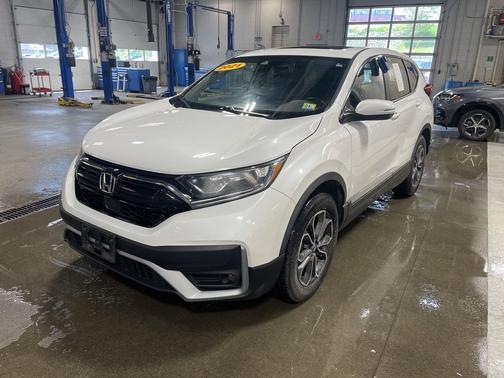 Platinum White Pearl 2021 Honda CR-V AWD EX-L