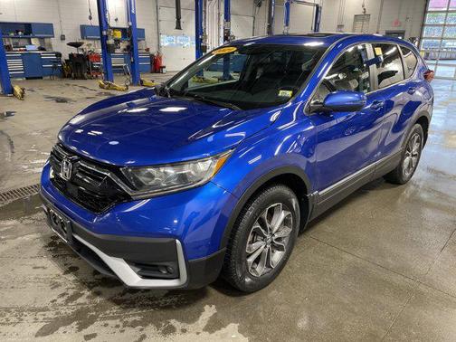 Blue 2021 Honda CR-V AWD EX-L