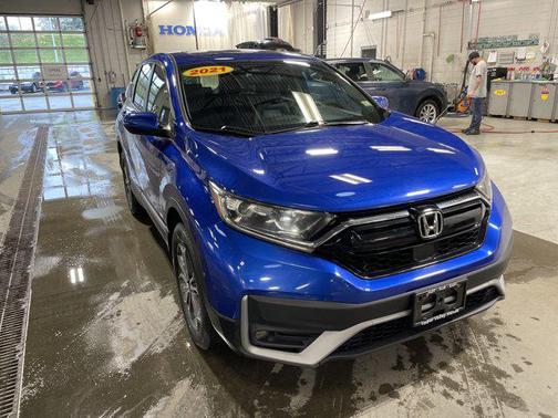Blue 2021 Honda CR-V AWD EX-L