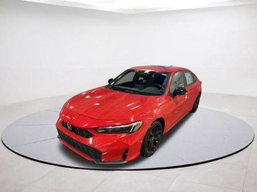 Rallye Red 2026 Honda Civic Hybrid Sport Hatchback