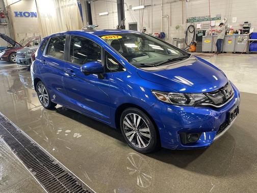 Aegean Blue Metallic 2017 Honda Fit EX-L