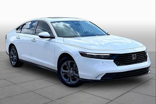 Platinum White Pearl 2024 Honda Accord Hybrid EX-L