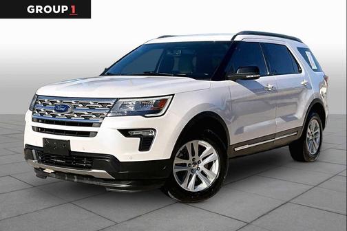 WHITE PLATINUM MET TRI-COAT 2018 Ford Explorer XLT