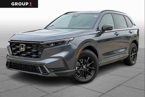 Meteorite Gray Metallic 2026 Honda CR-V Hybrid Sport-L FWD