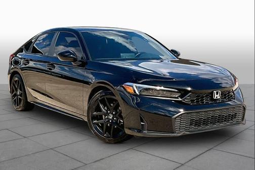 Crystal Black Pearl 2025 Honda Civic Sport