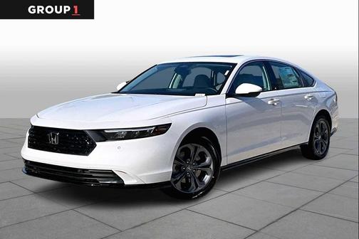 Platinum White Pearl 2026 Honda Accord Hybrid EX-L