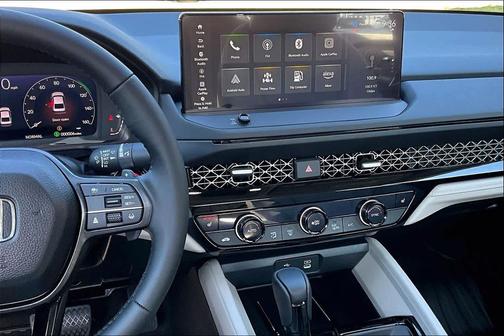 Platinum White Pearl 2026 Honda Accord Hybrid EX-L