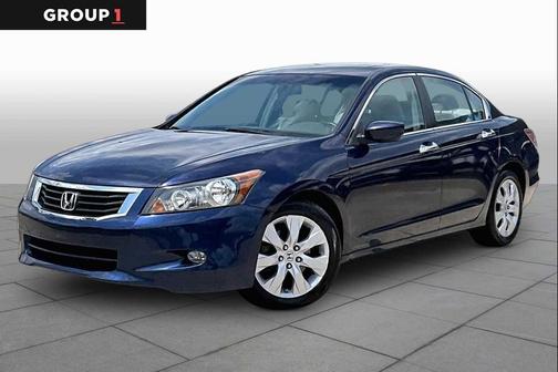 Royal Blue Pearl 2008 Honda Accord 4dr V6 Auto