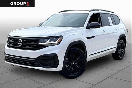 Opal White Pearl 2023 Volkswagen Atlas 3.6L SEL