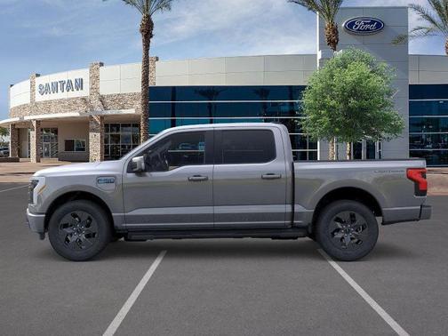 Gray Metallic 2025 Ford F-150 Lightning LARIAT