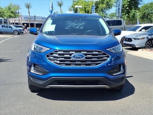 Atlas Blue Metallic 2022 Ford Edge SEL