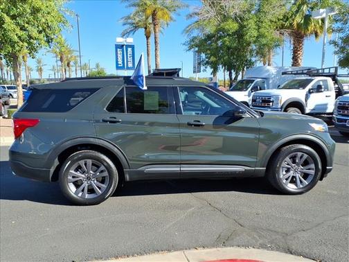 Green Metallic 2023 Ford Explorer XLT