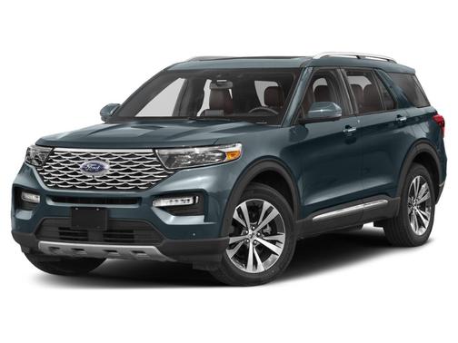 White 2020 Ford Explorer Platinum