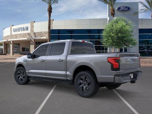 Gray Metallic 2025 Ford F-150 Lightning Flash