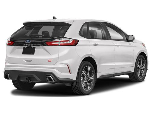 Star White Metallic Tri-Coat 2022 Ford Edge ST