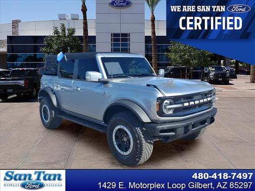 Silver Metallic 2024 Ford Bronco Outer Banks
