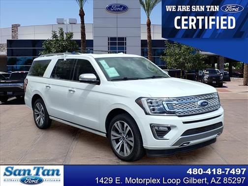 Star White 2020 Ford Expedition Max Platinum
