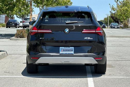Black Sapphire Metallic 2025 BMW X3 30 xDrive