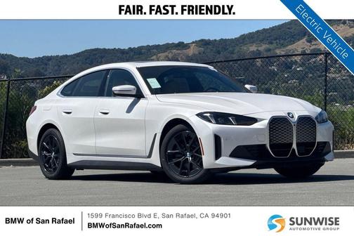 Mineral White Metallic 2026 BMW i4 Gran Coupe eDrive40