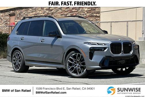 Gray Metallic 2025 BMW X7 M60i