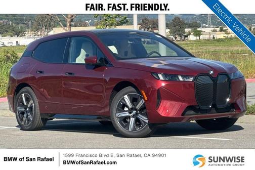 Aventurin Red Metallic 2026 BMW iX xDrive45