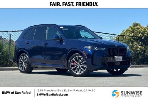 Tanzanite Blue II Metallic 2025 BMW X5 xDrive40i