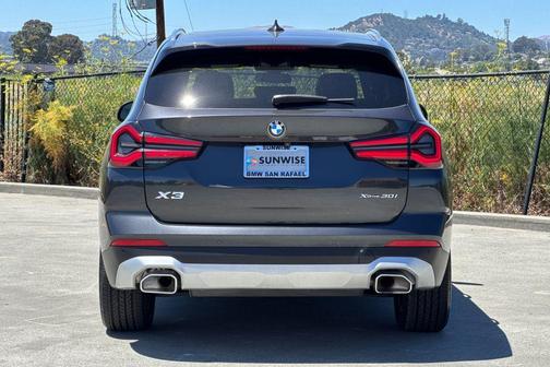 Dark Graphite Metallic 2022 BMW X3 xDrive30i