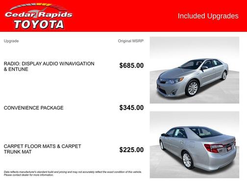 2014 Toyota Camry Hybrid XLE