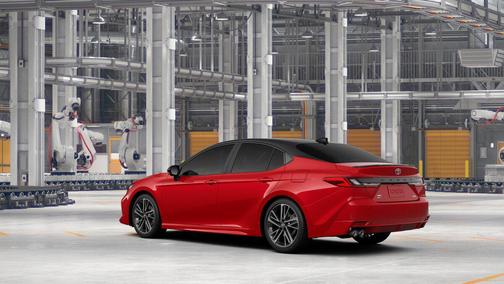 Supersonic Red with Midnight Black Metallic roof 2026 Toyota Camry XSE