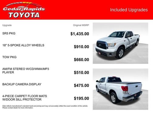 Super White 2013 Toyota Tundra Grade