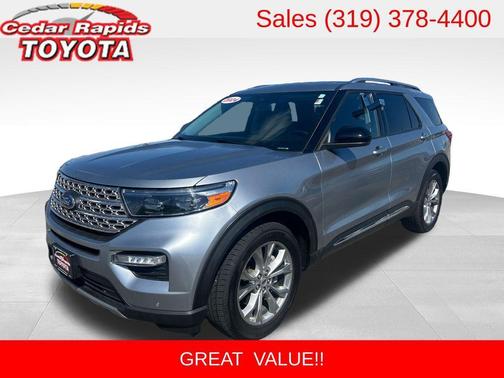 Silver Metallic 2024 Ford Explorer Limited