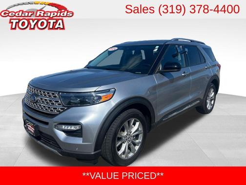 Silver Metallic 2024 Ford Explorer Limited