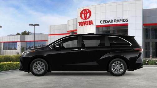Midnight Black Metallic 2026 Toyota Sienna XLE