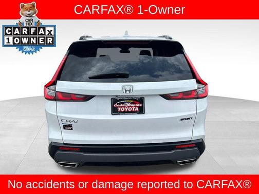 Platinum White Pearl 2025 Honda CR-V Hybrid Sport AWD