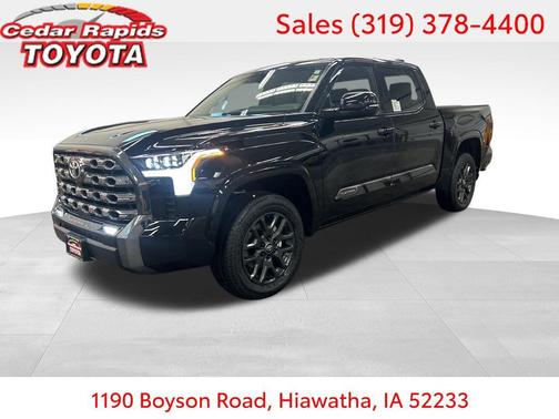 Midnight Black Metallic 2026 Toyota Tundra Platinum Truck
