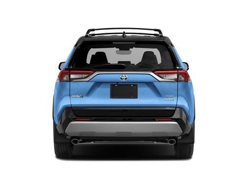 Wind Chill Pearl/Midnight Black Metallic 2024 Toyota RAV4 Hybrid SE