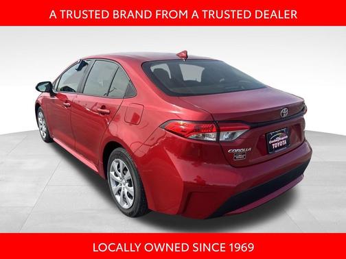 Barcelona Red Metallic 2020 Toyota Corolla LE