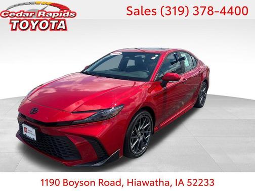 Supersonic Red 2025 Toyota Camry SE
