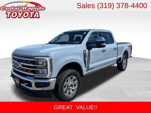 Glacier Gray Metallic Tri-Coat 2024 Ford F-250 Lariat