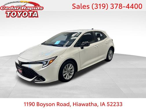 White 2026 Toyota Corolla SE Hatchback