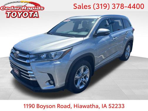 Celestial Silver Metallic 2018 Toyota Highlander Limited