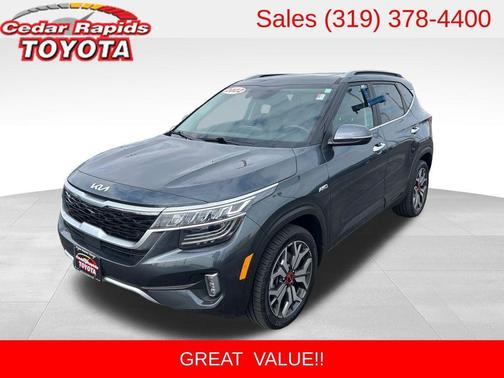 Gravity Gray 2022 Kia Seltos SX Turbo