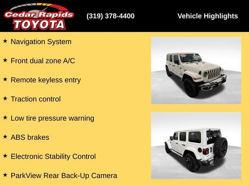 2022 Jeep Wrangler Unlimited 4xe Sahara