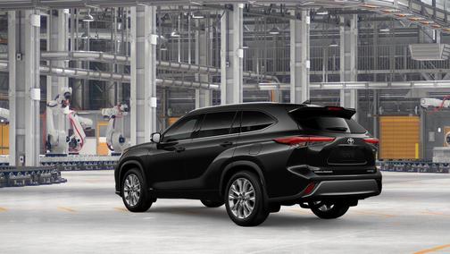 Midnight Black Metallic 2026 Toyota Highlander Hybrid Limited