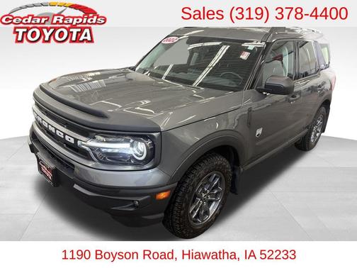 Carbonized Gray Metallic 2022 Ford Bronco Sport Big Bend SUV